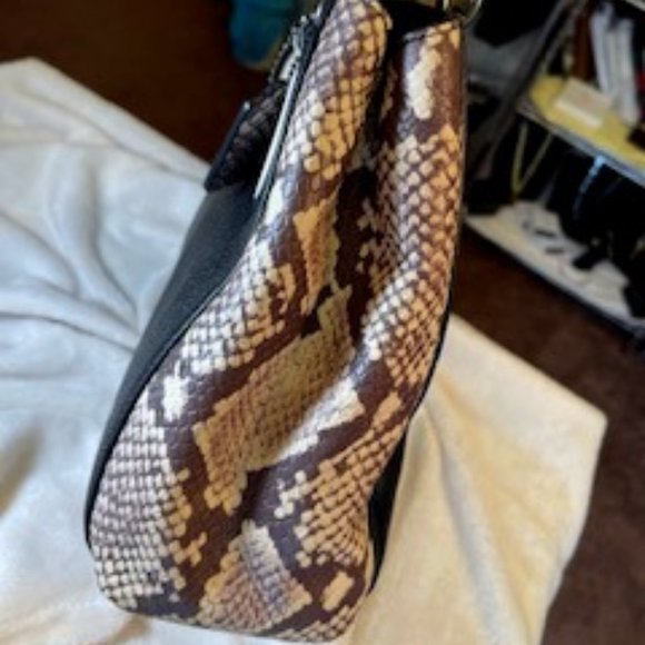 COACH NWT LEATHER AND SNAKESKIN HANDBAGS - Picture 1 of 16